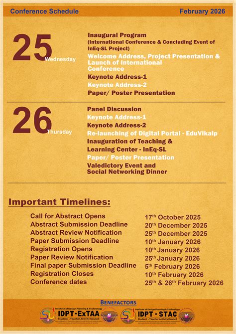 International Conference - IDPT SCET