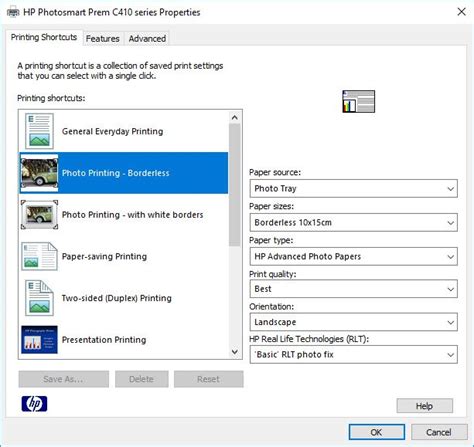 Image result for HP Printer Settings Menu