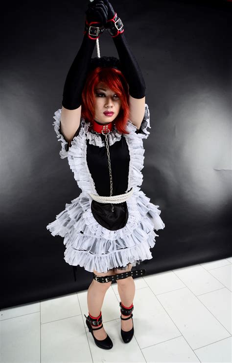 Crossdress - Maid Bondage 05 by Xenonious on DeviantArt