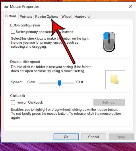 Image result for Pointer Speed Setting