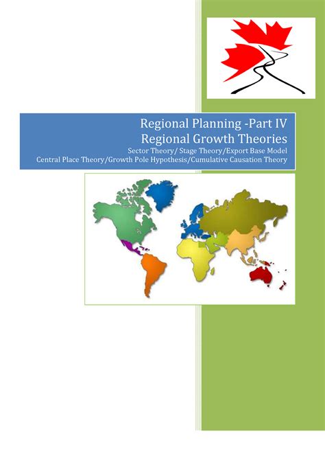 Part-IV Regional-Growth-Theories - Regional Planning -Part IV Regional ...
