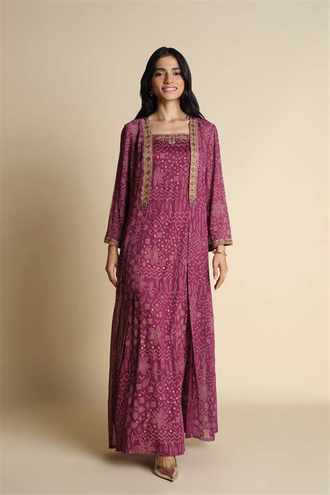 Buy Rang Jamuni Maxi Dress Set Online for Women from Globaldesi ...