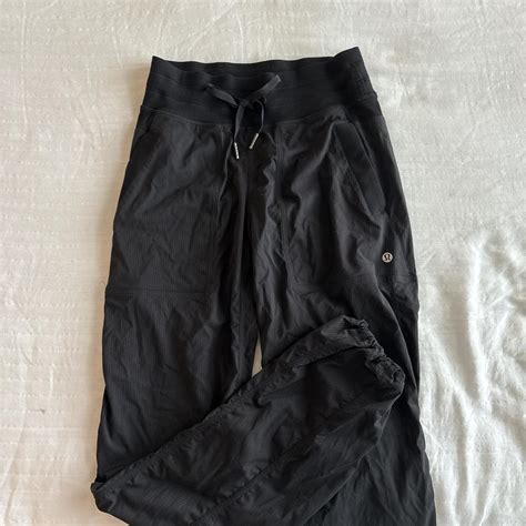 Black lululemon dance studio pants Size 2 regular... | Depop