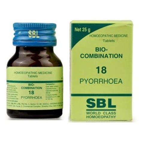 Revitalize Oral Health with SBL Biocombination 18 Tablets - Gum Boil ...