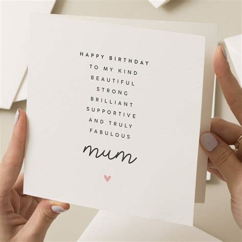 Happy Birthday Mum Card By Paper Scene