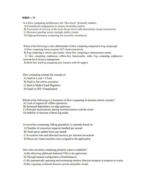 CC 11-12W - Essential Assignments on Dew & Spatial Cloud Computing ...