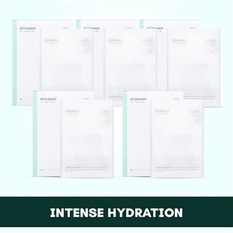 mixsoon Centella Intense Hydration Mask Pack of 5 Combo