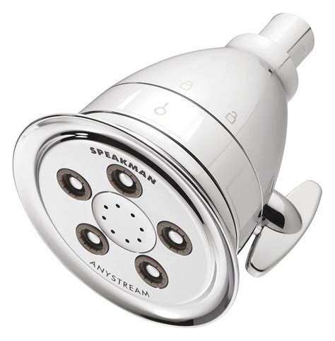 SPEAKMAN, Hotel S-2005-HBF, 2.5 gpm Fixed Showerhead Flow Rate, Fixed ...