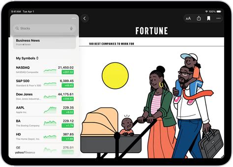 Read business news in Stocks on iPad - Apple Support (IN)