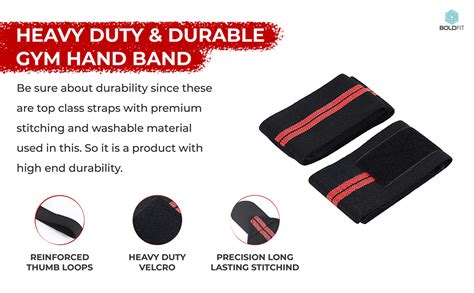 Buy Boldfit Cotton Wrist Band for Men & Women, Wrist Supporter for Gym ...