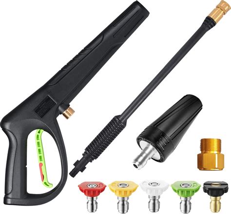 Amazon.com: Coyardor Pressure Washer Gun Kit, Power Washer Gun with Extension Wand, Turbo Nozzle ...