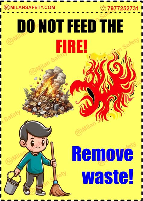 Do not feed fire | Safety Posters | Safety signs – Milansafety