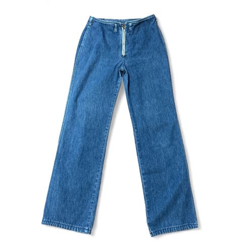 Rag City Blues Style 306 Vintage, Blue, Front Zipper … - Gem