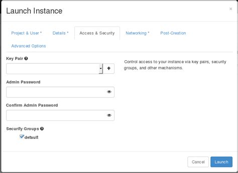 4.2.5. インスタンスへの admin パスワード挿入 | インスタンス＆イメージガイド | Red Hat OpenStack ...