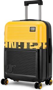 Urban Jungle by Safari Sundaze Yellow Cabin Suitcase 8 Wheels - 20 inch ...