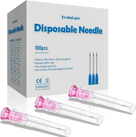 Amazon.com: 100pcs of 30 Gauge 1/2 inch needle- Disposable needles for ...