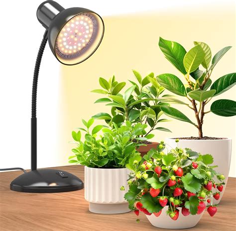 Bstrip Desk Grow Light for Indoor Plants - Full Spectrum Grow Light ...