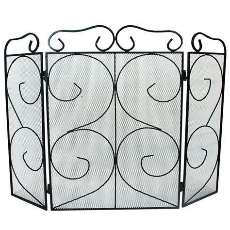 Chequers 3 Panel Folding Fire Guard Fire Place Guard Fire | Desertcart ...