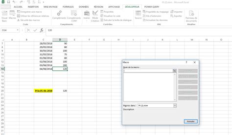 Image result for Excel Code Modifier Enregistrement