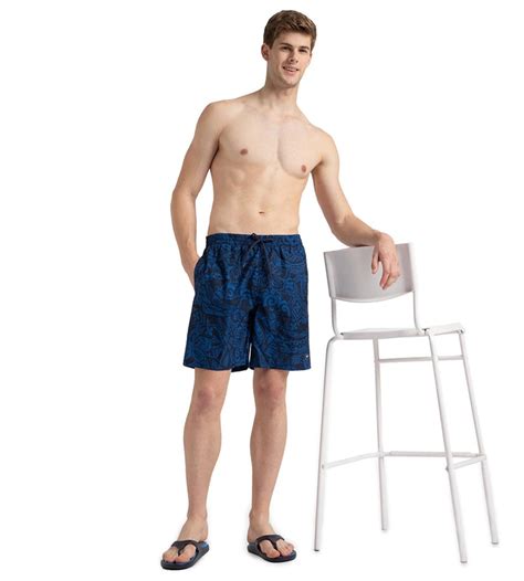 Buy Speedo Men's 4 Way Flex Essential Printed Watershorts With Side ...