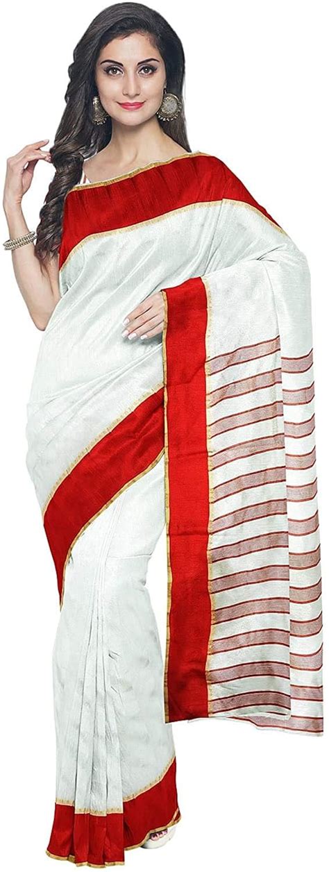 Buy Aishwarya Sarees Women's Khadi Silk Handloom Bengali Durga Puja ...