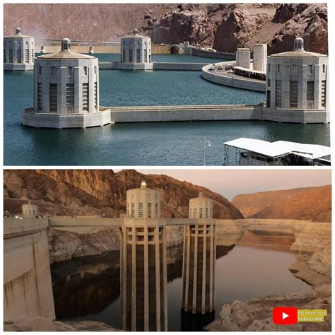 Hoover Dam water level July 1983 vs December 2022 : r/OldPhotosInRealLife