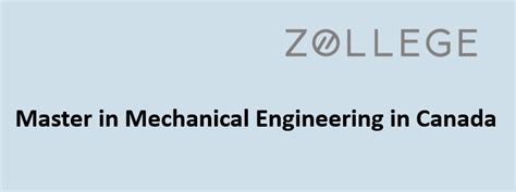 Master in Mechanical Engineering in Canada: Top Universities, Tuition ...