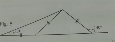 find value of x if A IS x B = C and DCE is 140° then find x i get x ...