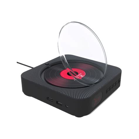 Fearlessin Compact Disc Player With Bluetooth Speaker AV Output DVD ...