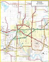 Image result for Map of Tulsa Oklahoma Area