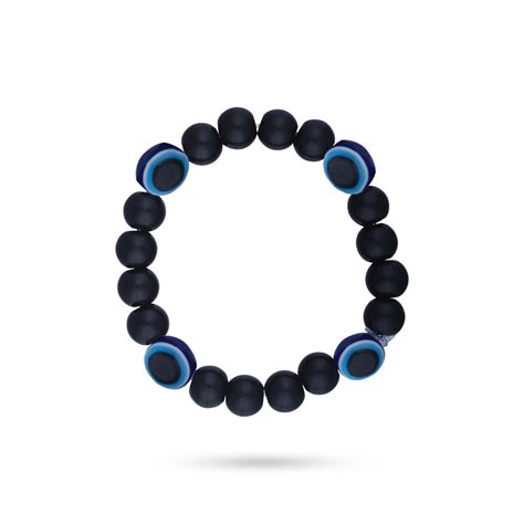 Giri - Evil Eye Hand Bracelet | Black Beads Bracelet | Bracelet for Men ...