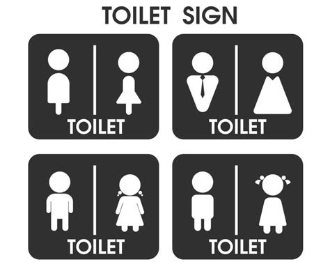 Restroom Sign Vector 的图像结果