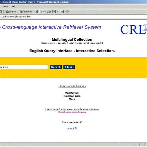 Image result for Query Search Interface