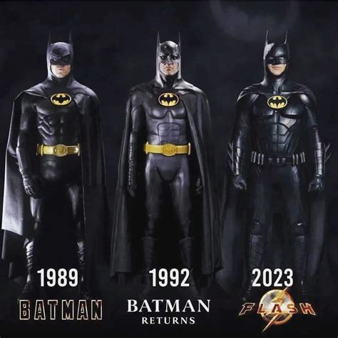 Keaton's Batsuit Evolution : r/DC_Cinematic