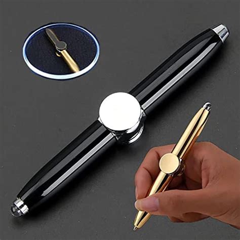 Buy Gyro Pen Fidget Spinner with Lights, Finger Spinning Pen with LED ...