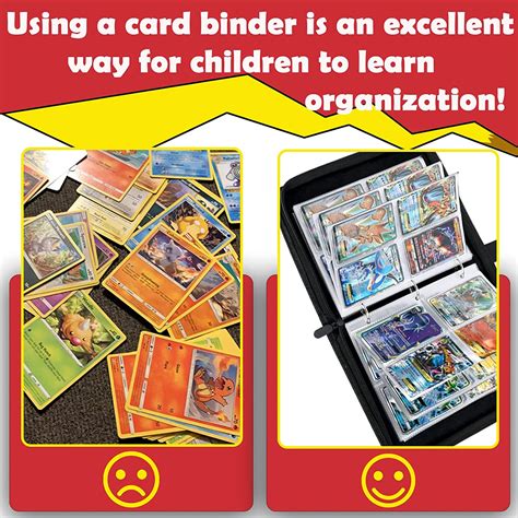 Buy Pokemon Card Binder, Pokemon Card Holder with Fully Enclosed Zipper ...