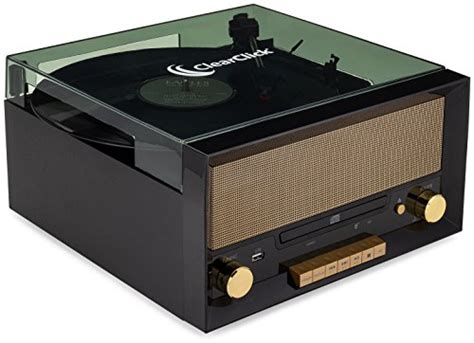 ClearClick All-in-One Turntable with CD Player, FM India | Ubuy