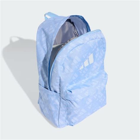 adidas Classic Monogram Graphic Backpack - Blue | adidas India