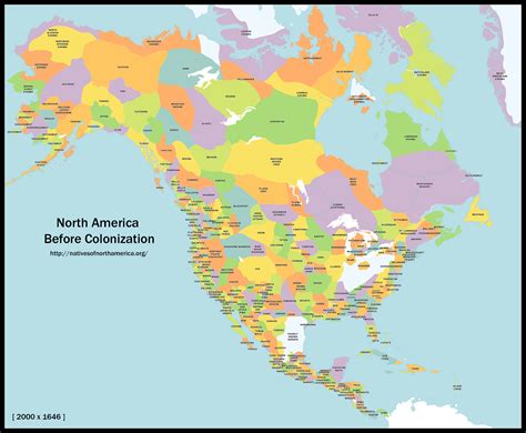 Languages of North America, before European colonization - Vivid Maps