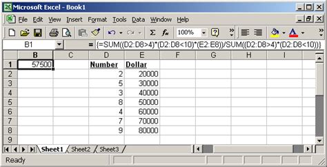 Image result for Microsoft Excel Array