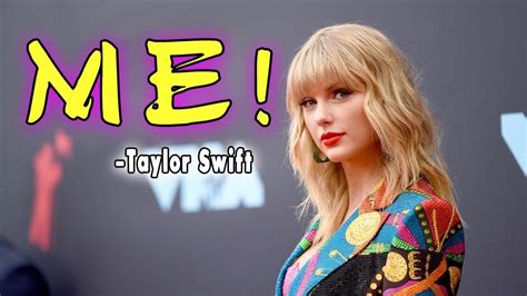 Taylor Swift - ME! (Lyrics) Ft. Brendon Urie| Lyrics Point - YouTube