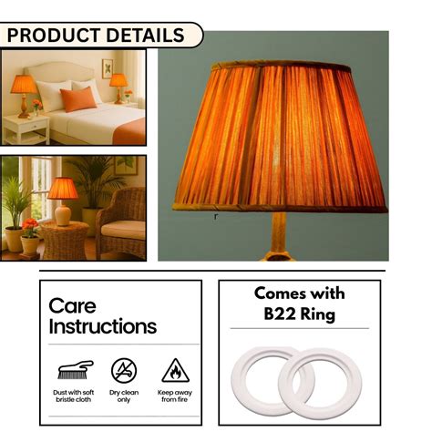 Orange Ikat Empire Lampshade | Lamps & Lighting – Brown Living™