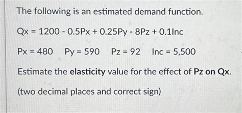 Image result for +Example of Estimate Demand Function