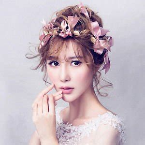 Rustic Wedding Bride Bowknot Leaf Headband Prom Party Hair Accessory ...