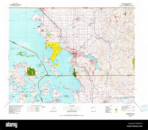 Map of bellingham washington hi-res stock photography and images - Alamy
