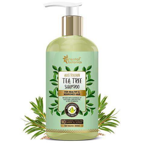 Buy Oriental botanics Australian Tea Tree Hair Shampoo, 300 ml with Tea ...