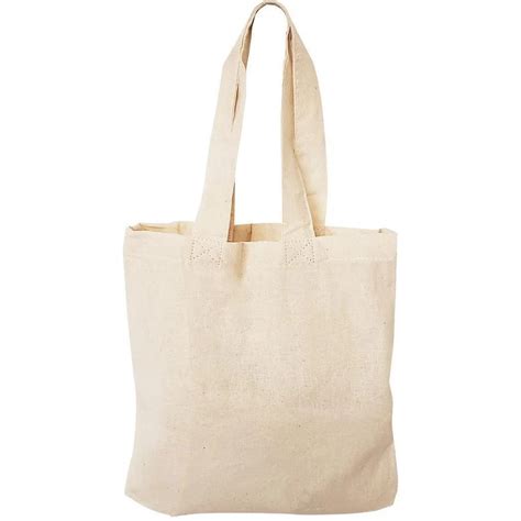 8" Mini Cotton Canvas Tote Bags Wholesale | Party Favor Gift Bags ...