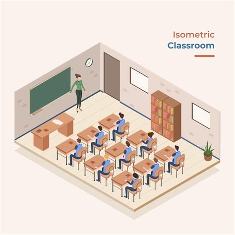 Image result for Isometric Math Classroom Animation