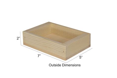 Small Wooden Boxes 7x5x2" - Poole & Sons, Inc.