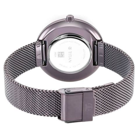 Buy Online Glitz Purple Dial Stainless Steel Strap Watch for Women ...